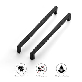 Ravinte stainless steel core with matte black finish detail.