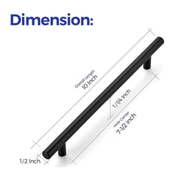 Ravinte stainless steel hardware with matte black finish complements modern appliances