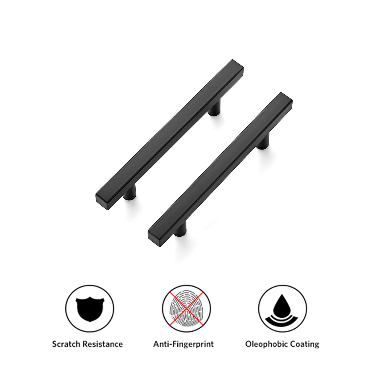 Ravinte versatile matte black pull complements appliances and decor