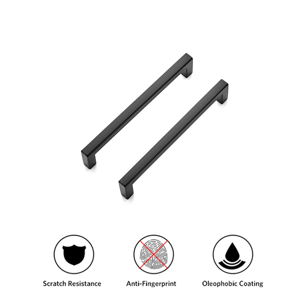 Ravinte zinc alloy matte black finish close-up highlighting durability.
