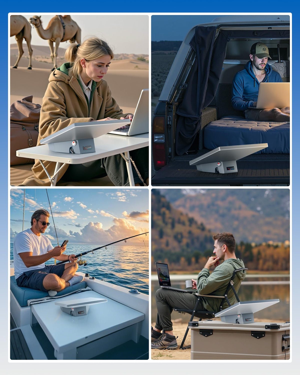 RAVION battery rugged exterior ready for boating or RV trips