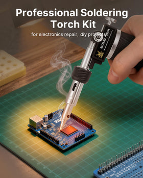 RAVS 14-piece torch with accessories for versatile heating and soldering