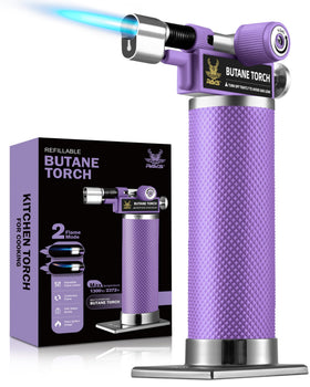 RAVS 2-flame mode torch with dual flame for quick culinary tasks in the kitchen