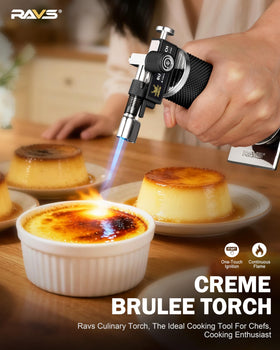 ravs creme brulee torch ignition for quick dessert caramelization