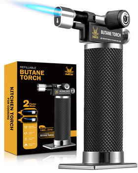 ravs dual flame kitchen torch for precise caramelizing and browning