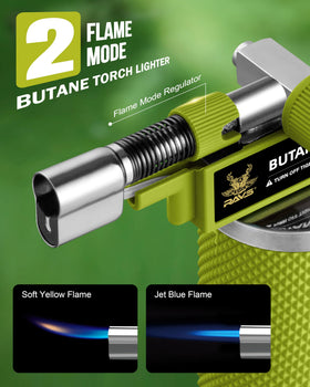 RAVS metal-body kitchen torch showing durable construction for everyday use.