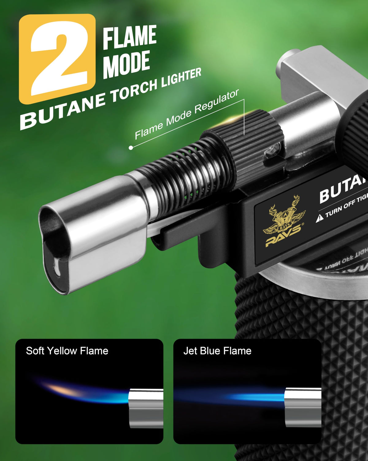 ravs portable torch with ergonomic handle for comfortable use