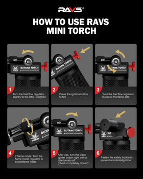 RAVS torch kitchen tool compact for small spaces.