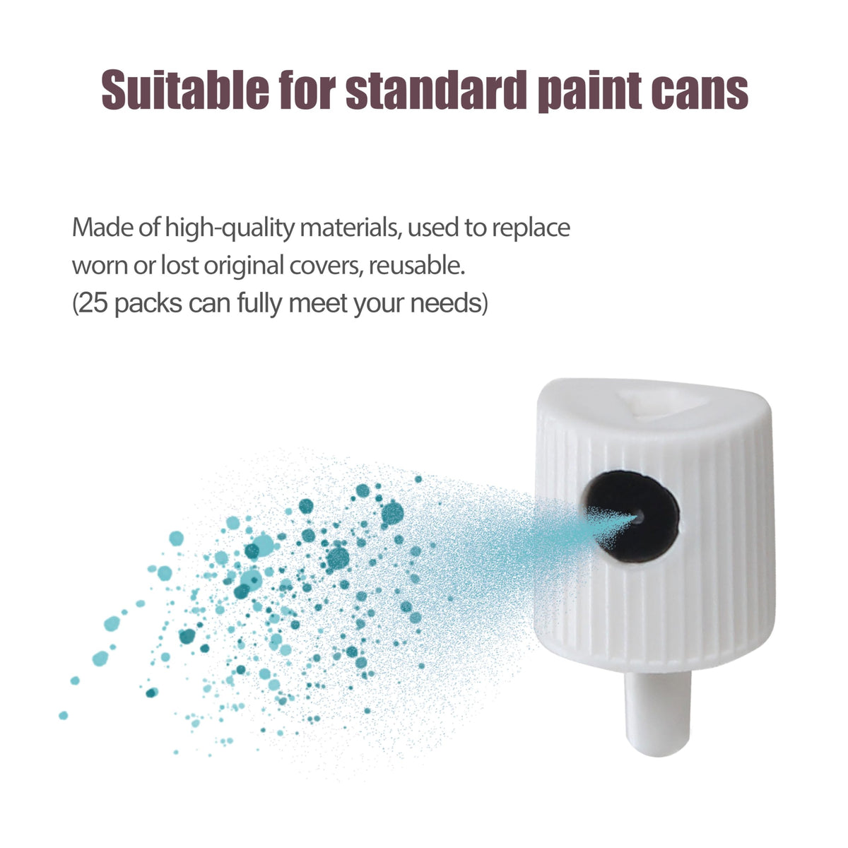 Rawolp easy-attach design helps quick cap changes with correct ordering
