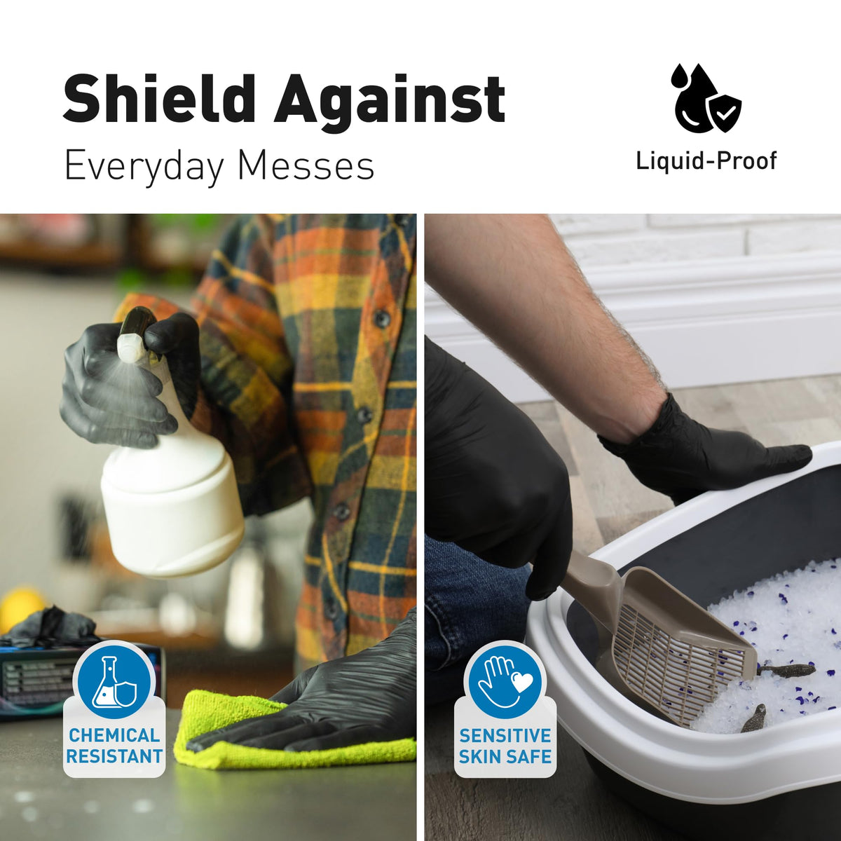 Raxwell nitrile gloves tear-resistance designed for demanding tasks