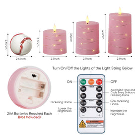 Raycare unbreakable plastic candle emphasizing family-safe design