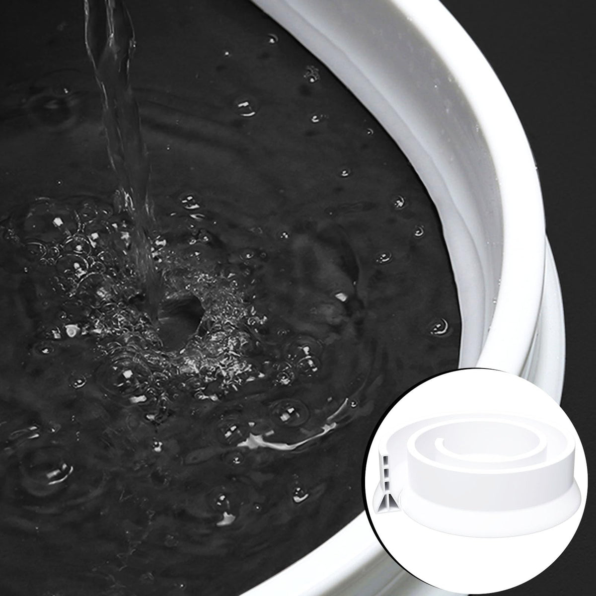 Raycity 39-inch length dam fits small showers for effective water control.