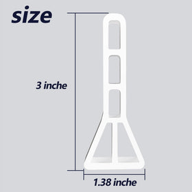 Raycity black 3-inch high shower dam provides a discreet splash guard.