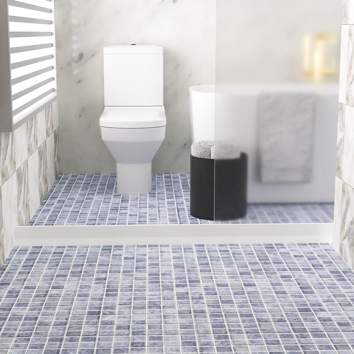 Raycity 67-inch length dam accommodates mid-sized thresholds and curbless spaces.