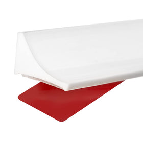 Raycity shower threshold dam 67in showing a long flexible barrier for dry-wet separation.