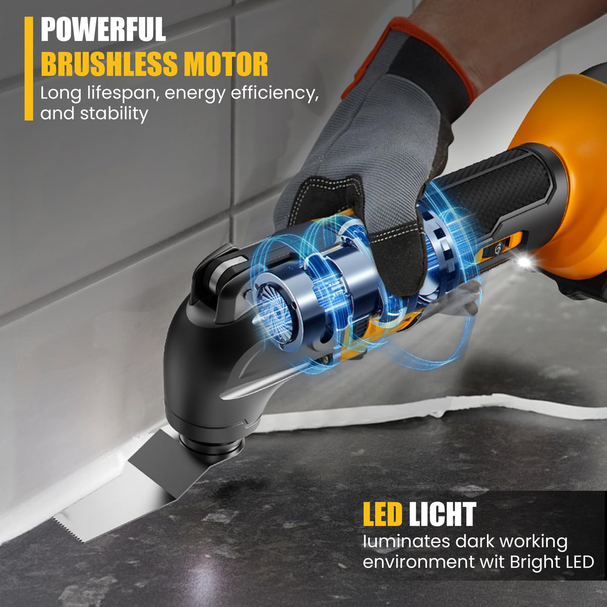 RAYLEEY quick-change system speeds blade swaps and reduces downtime.