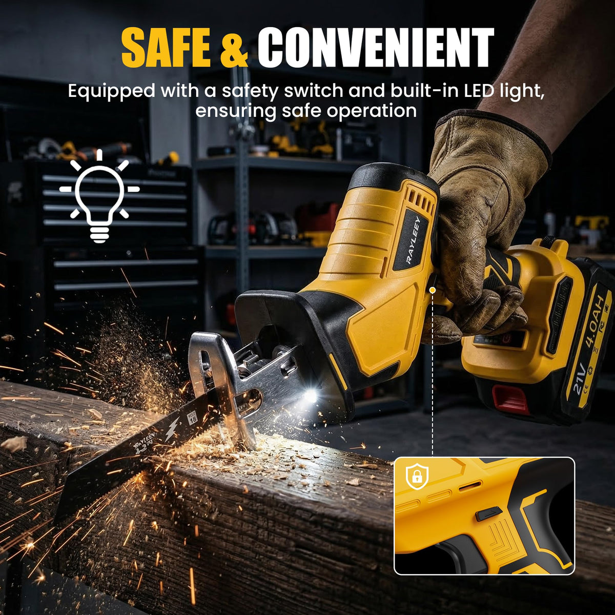 Rayleey toolkit and case demonstrates portability and ready-to-go setup.