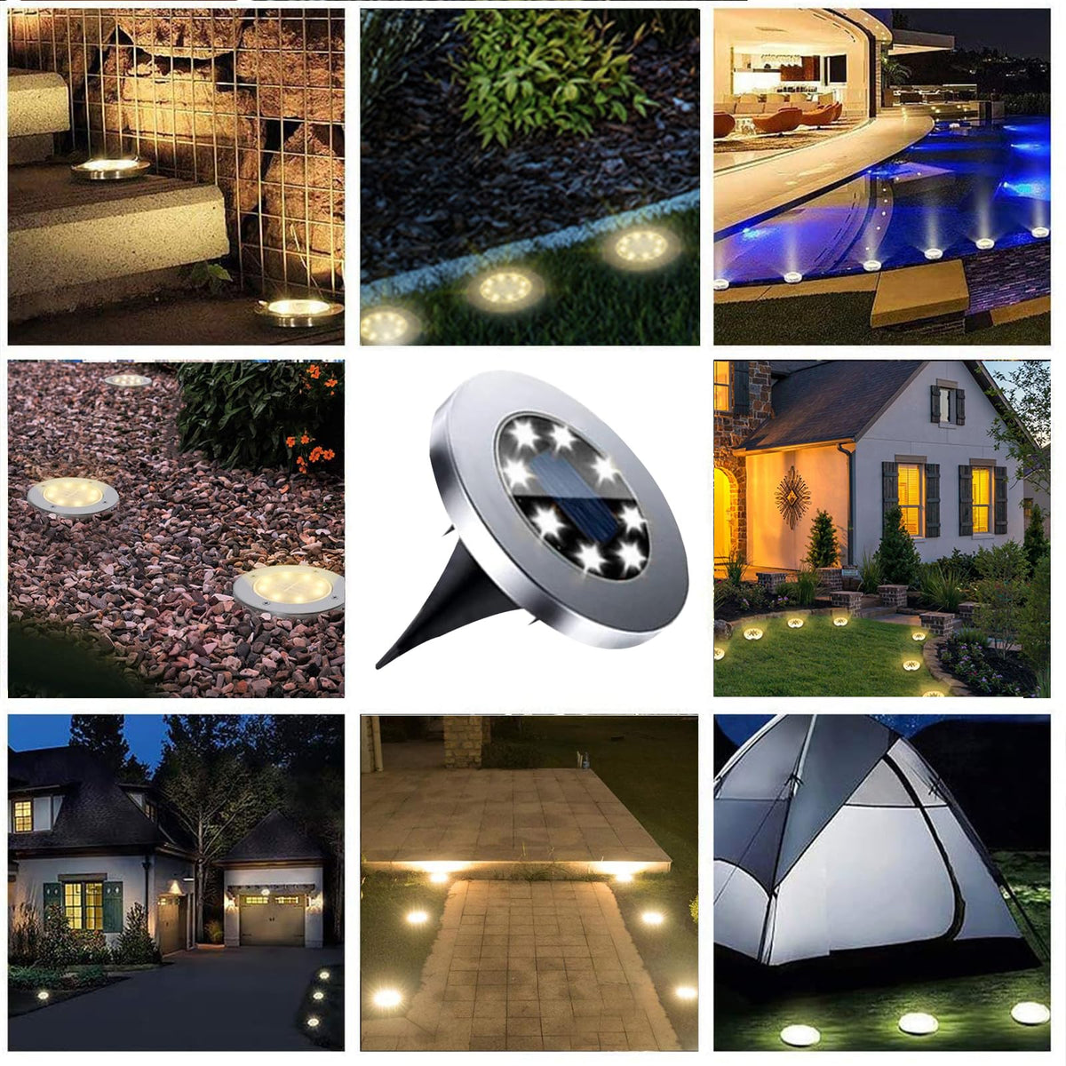 Rayolon deck and yard ambient light for outdoor gatherings
