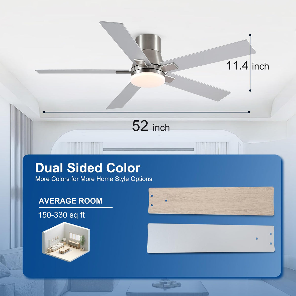 Rayqueen reversible airflow for seasonal cooling and warming.