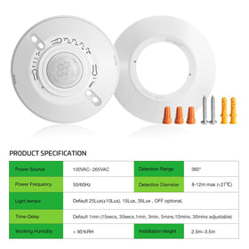 RAYZEEK 10A/120V rated switch suitable for incandescent, LED, and fans.
