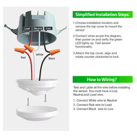 RAYZEEK dual-mode switch enables light plus occupancy or occupancy-only for versatile spaces.