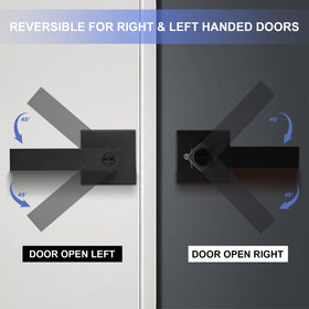 RAZCC privacy lever adjustable latch fits standard doors