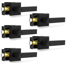 RAZCC privacy lever in matte black provides private room control