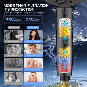 Razime 10-inch rainfall shower for expansive, spa-like coverage