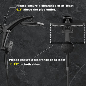 Razime one-piece stand enables simple, tool-free installation.