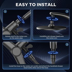 Razime quick tool-free installation for fast bathroom upgrade