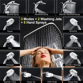 Razime self-cleaning nozzles help prevent buildup and maintain flow.