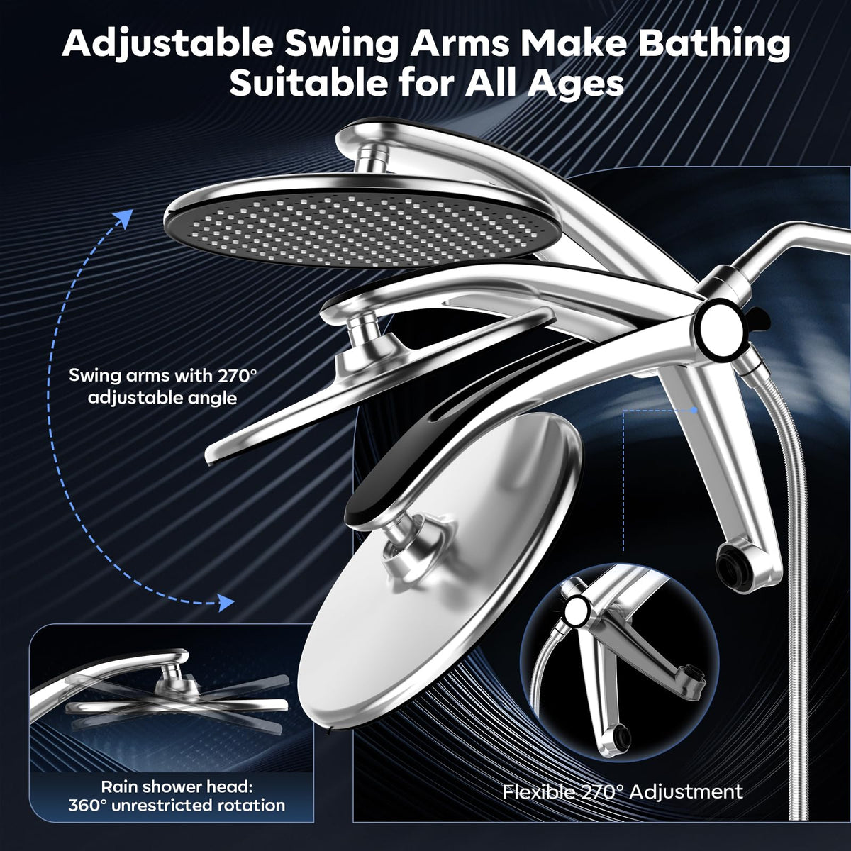 Razime self-clean nozzles reduce buildup for steady flow