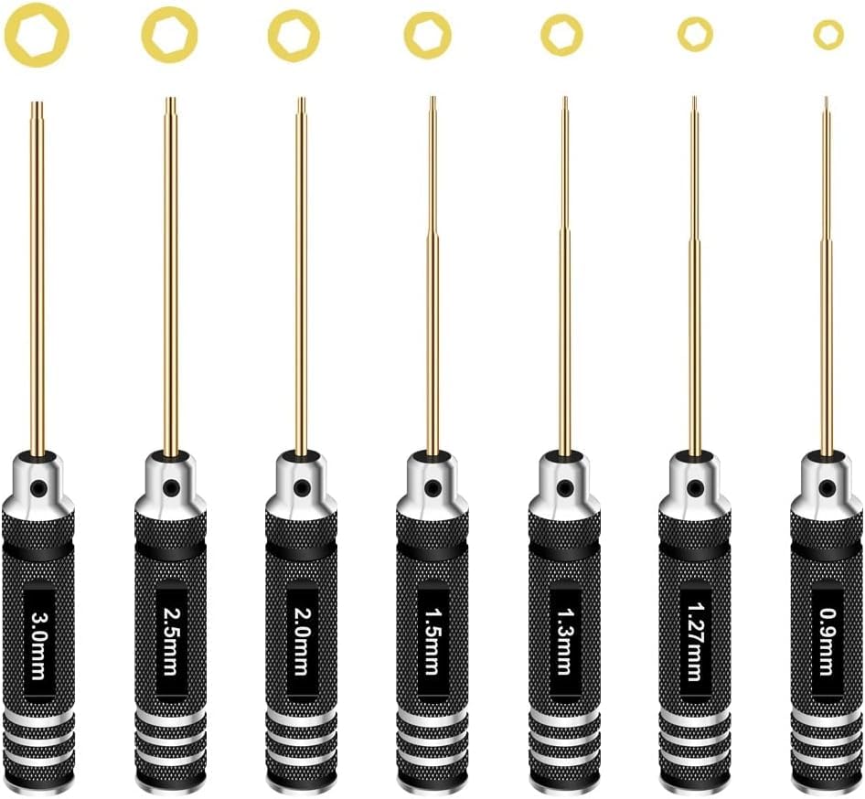 RCpow 0.9mm hex driver with precision tip for RC hobby projects
