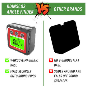 RDINSCOS portable angle finder ideal for machining and repair tasks