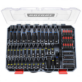 RDTRDT 80-piece magnetic impact nut driver set for secure fastener handling