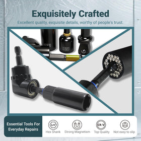 RDTRDT deep-reach magnetic sockets offer clearance for recessed fasteners.