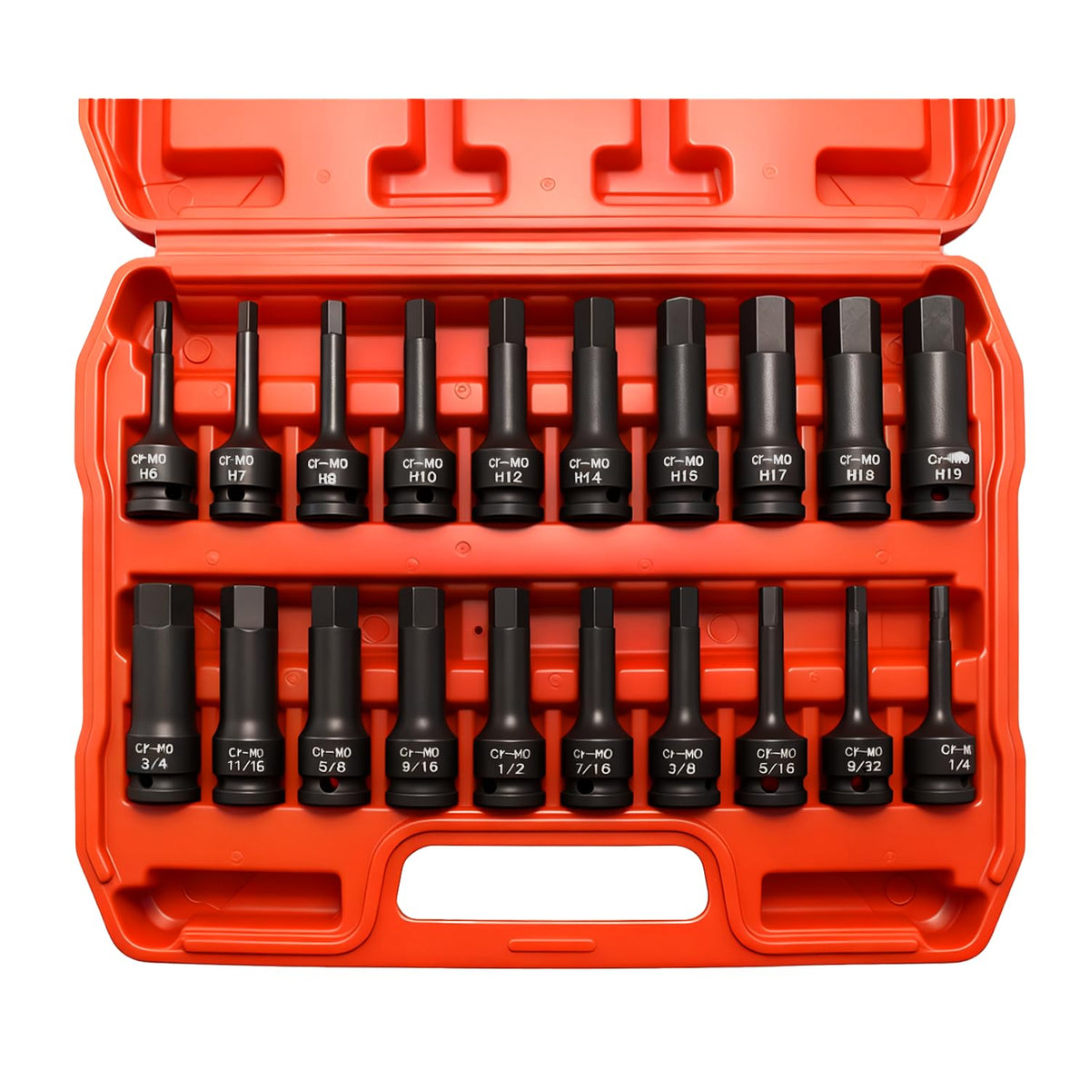 RDTRDT Master Hex Bit Set in sturdy case for quick access.