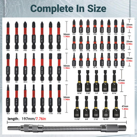 RDTRDT nut driver set thick-wall steel construction for lasting durability.