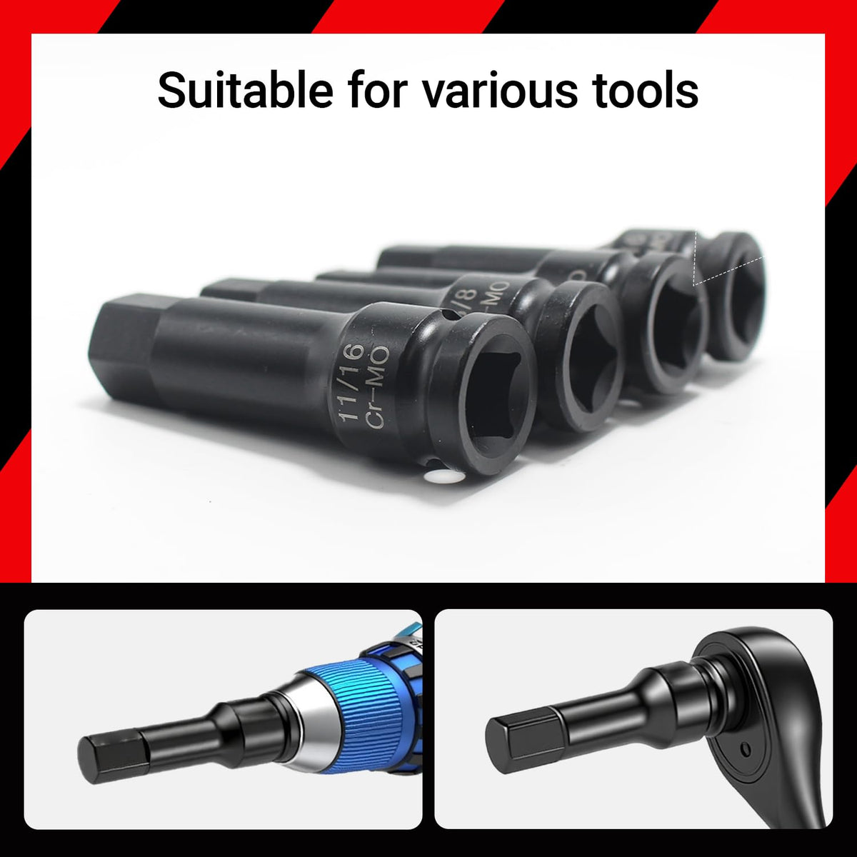 RDTRDT SAE and metric range covers 1/4–3/4 in and 6–19 mm.