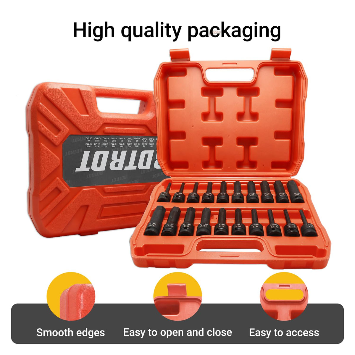 RDTRDT compatible with common impact tools for wheel and axle nuts.