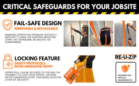 RE-U-ZIP mounting strip refills emphasize easy replacement to minimize downtime