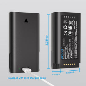 REACELL E340 doorbell installed with REACELL replacement battery