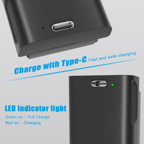 REACELL E340 LED indicator shows charging status clearly