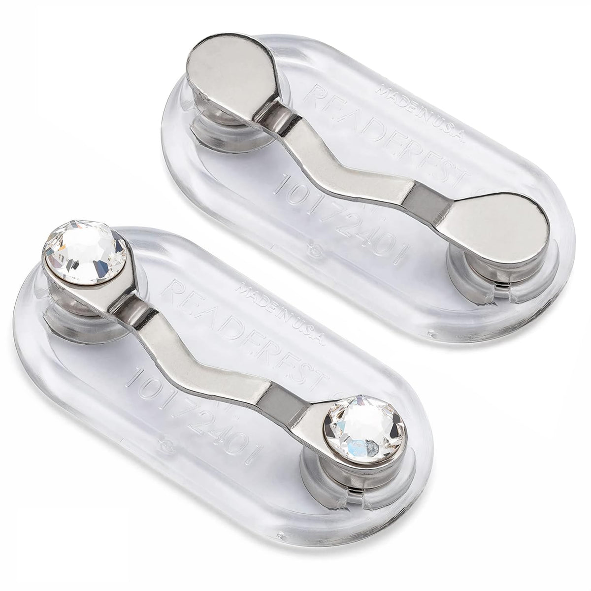 Readerest magnetic eyeglass holder 2-pack keeps glasses within reach.