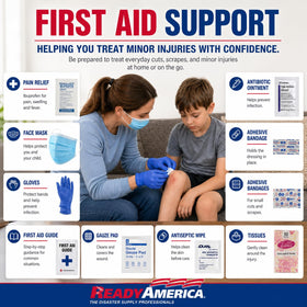 Ready America 70180 survival blanket ready for cold-weather warmth.