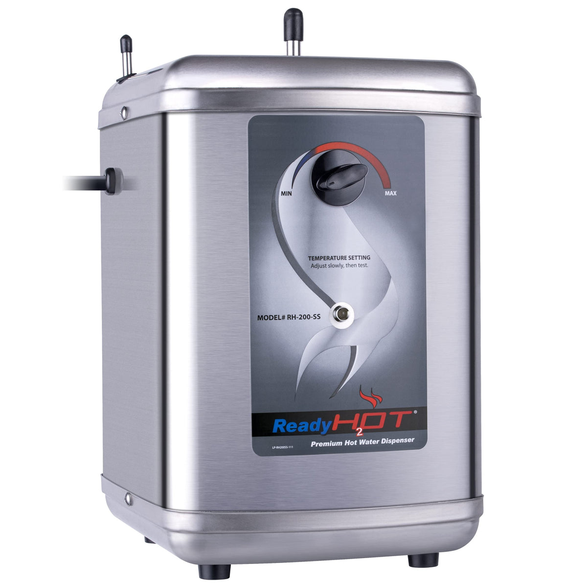 Ready Hot 40-RH-200-SS tank ready for near-boiling water on demand for fast beverages.
