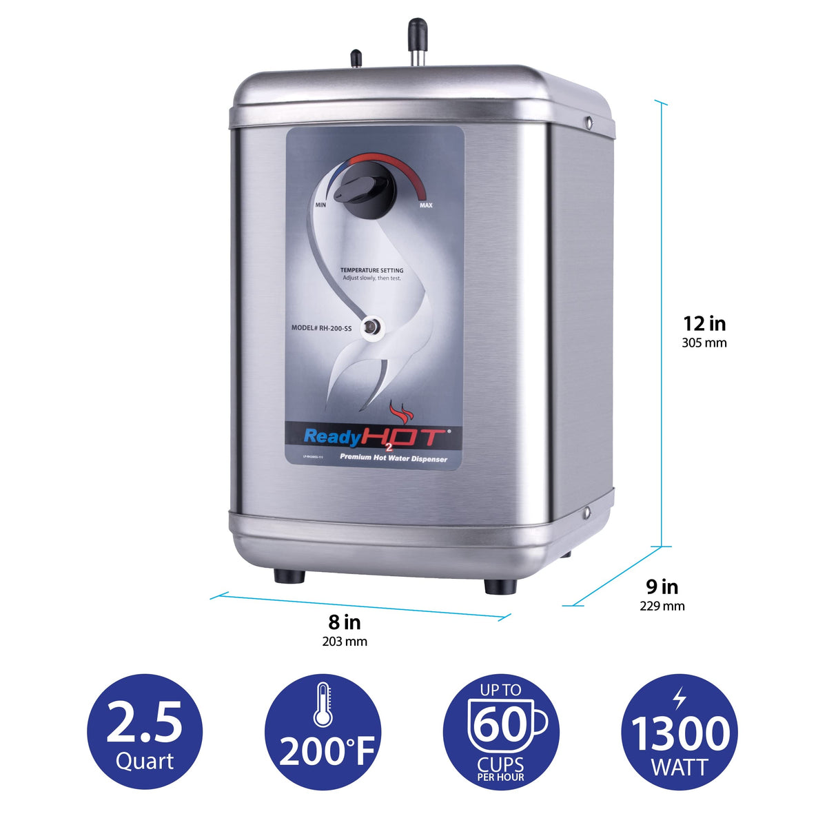 Temperature dial in use for precise 140–200°F control during cooking.