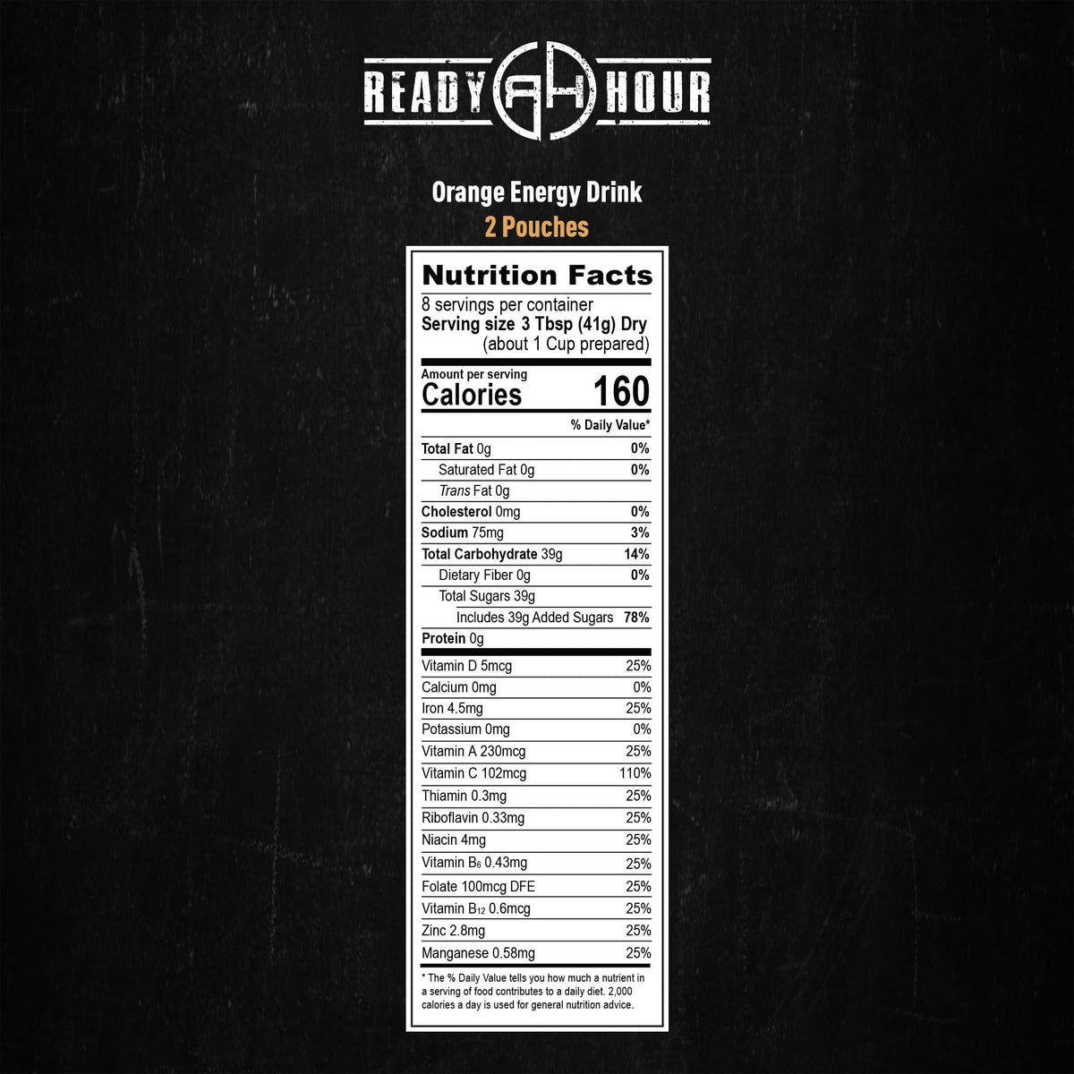 Ready Hour 25-year shelf life label signals long-term preparedness