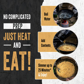 Ready Hour black beans pouch provides hearty plant-based protein for ready-to-eat meals.