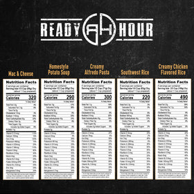 Ready Hour cool-dry-storage-friendly design supports long-term pantry prep.